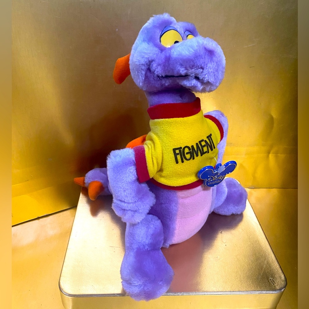 DISNEYLAND  DISNEY WORLD VTG 1982 FIGMENT EPCOT PURPLE DRAGON ORIGINAL TAGS RARE